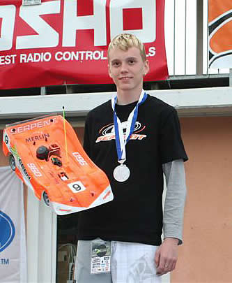 Tobias Hepp. Campeón de Europa “B” Junior